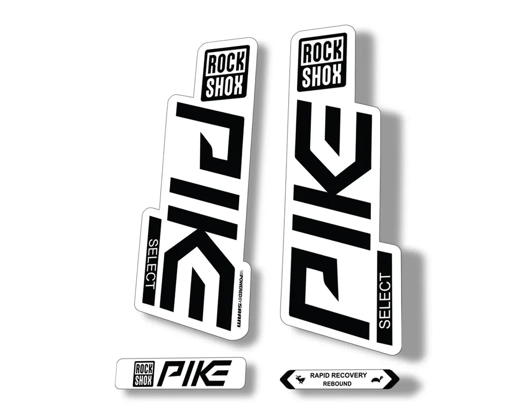 Rock Shox PIKE SELECT 2020 Fork Decal Mountain Bike Cycling Sticker Black