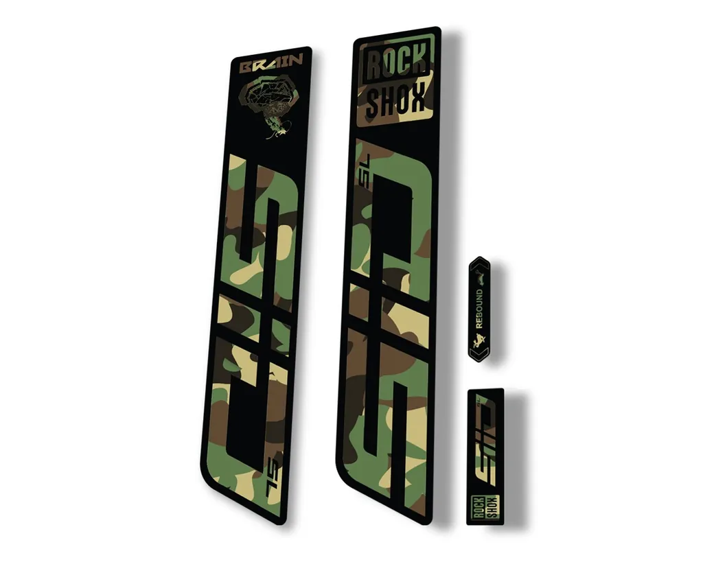 Rock Shox SID SL Brain 2021 Mountain Bike Cycling Decal Sticker Adhesive Camo