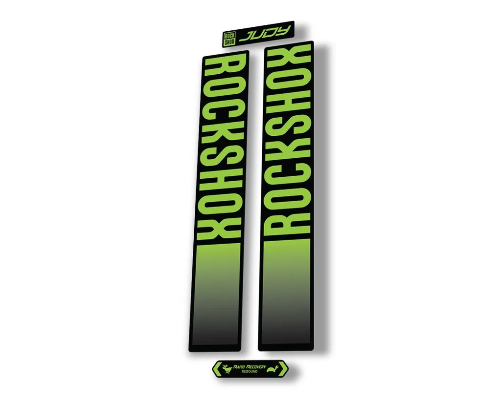 Rock Shox JUDY 2021 Fork Decal Mountain Bike Cycling Sticker Adhesive Green