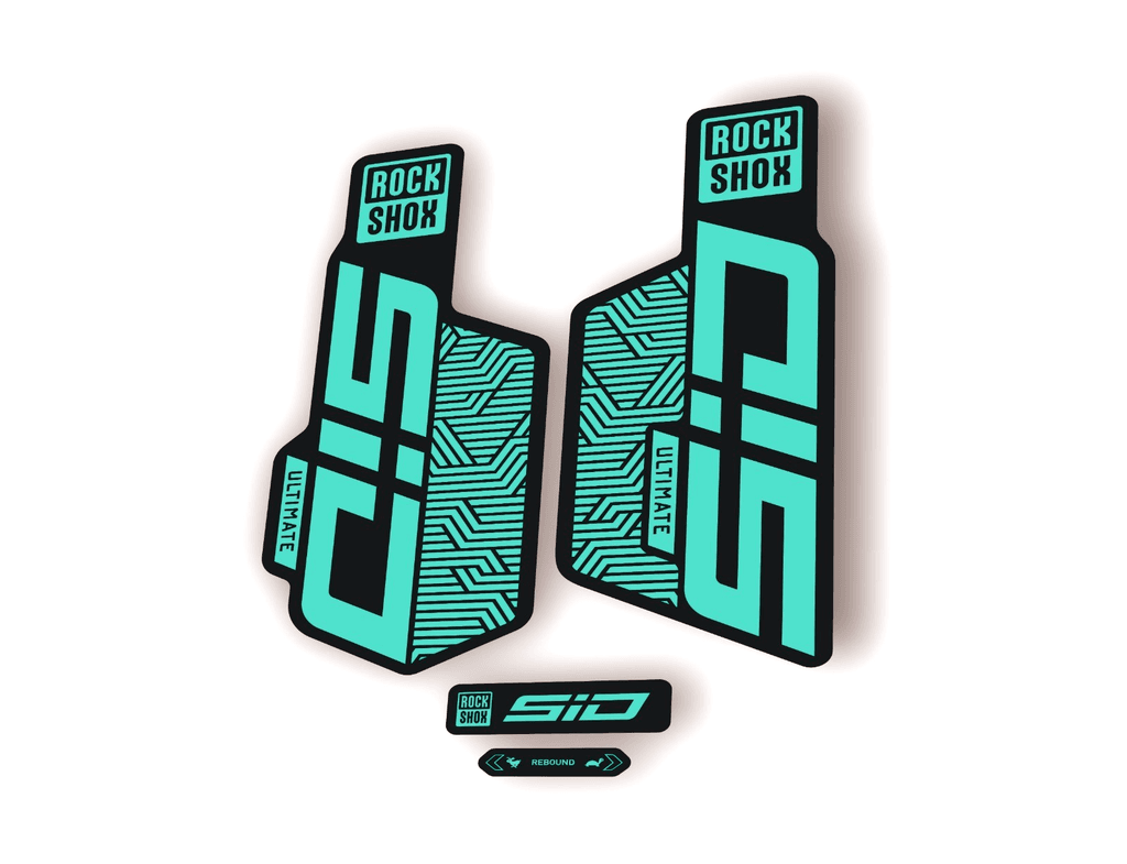 Rock Shox SID ULTIMATE 2025 Flight Attendant Bike Cycling Decal Sticker Dolphin