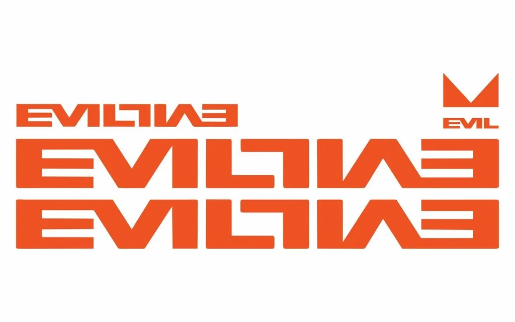 Bicycle Vinyl Frame Stickers – Compatible with EVIL Bike Frames – Orange