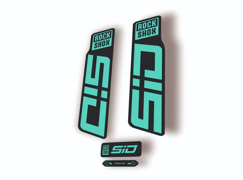 Rock Shox SID 2024 Fork Decal Mountain Bike Cycling Sticker Kit Dolphin