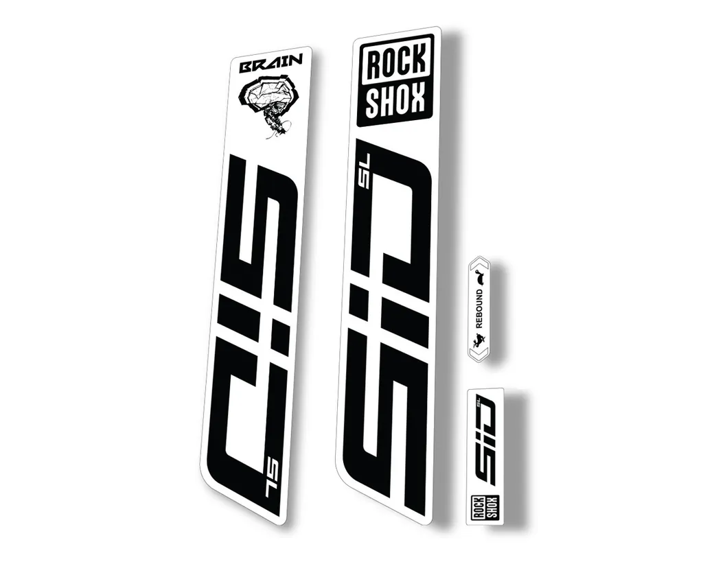 Rock Shox SID SL Brain 2021 Mountain Bike Cycling Decal Sticker Adhesive Black