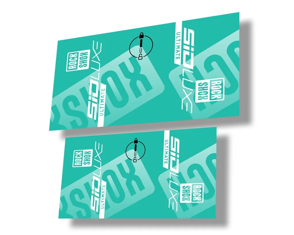 Rock Shox 2021 SID LUXE ULTIMATE Rear Shock Decal Sticker Dolphin