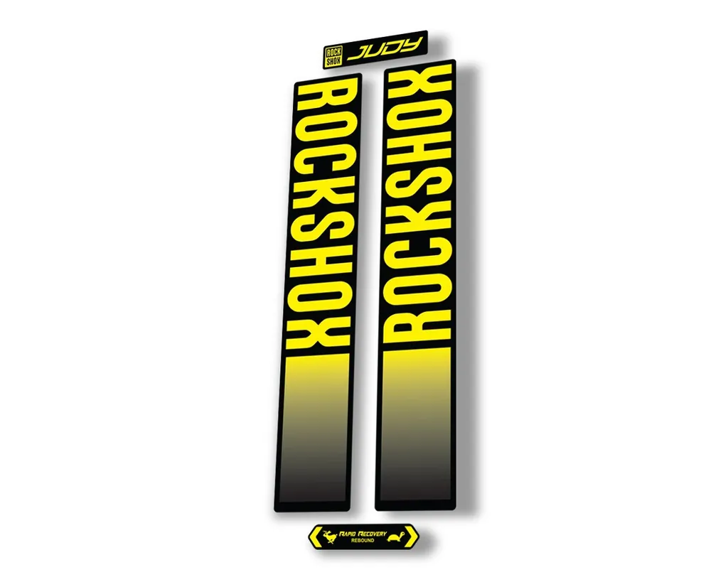 Rock Shox JUDY 2021 Fork Decal Mountain Bike Cycling Sticker Adhesive Yellow