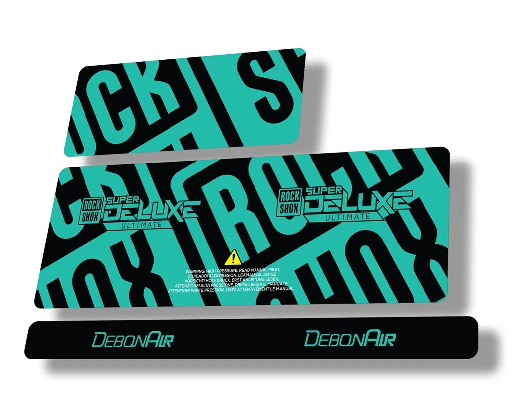 Rock Shox 2020 Super Deluxe Ultimate Rear Shock Decal Sticker Adhesive Dolphin