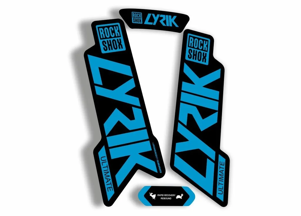 Rock Shox Lyrik Ultimate 2020 Fork Decal Bike Cycling Sticker Blue