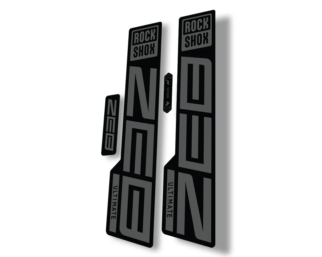 Rock Shox ZEB 2021 ULTIMATE Mountain Bike Cycling Decal Sticker Adhesive Gray