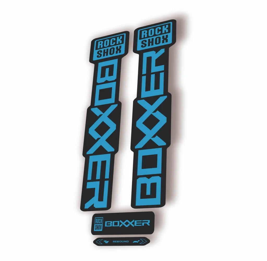 Rock Shox BOXXER 2024 ULTIMATE Mountain Bike Cycling Decal Adhesive Blue