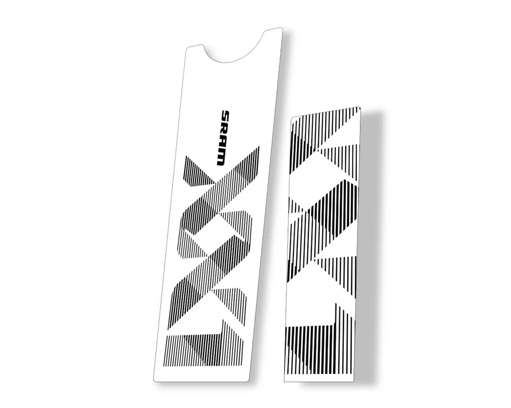 Crank Set Stickers Decals MTB Sram XX1 Eagle Dub 2018 Bicycle 2Pcs Black
