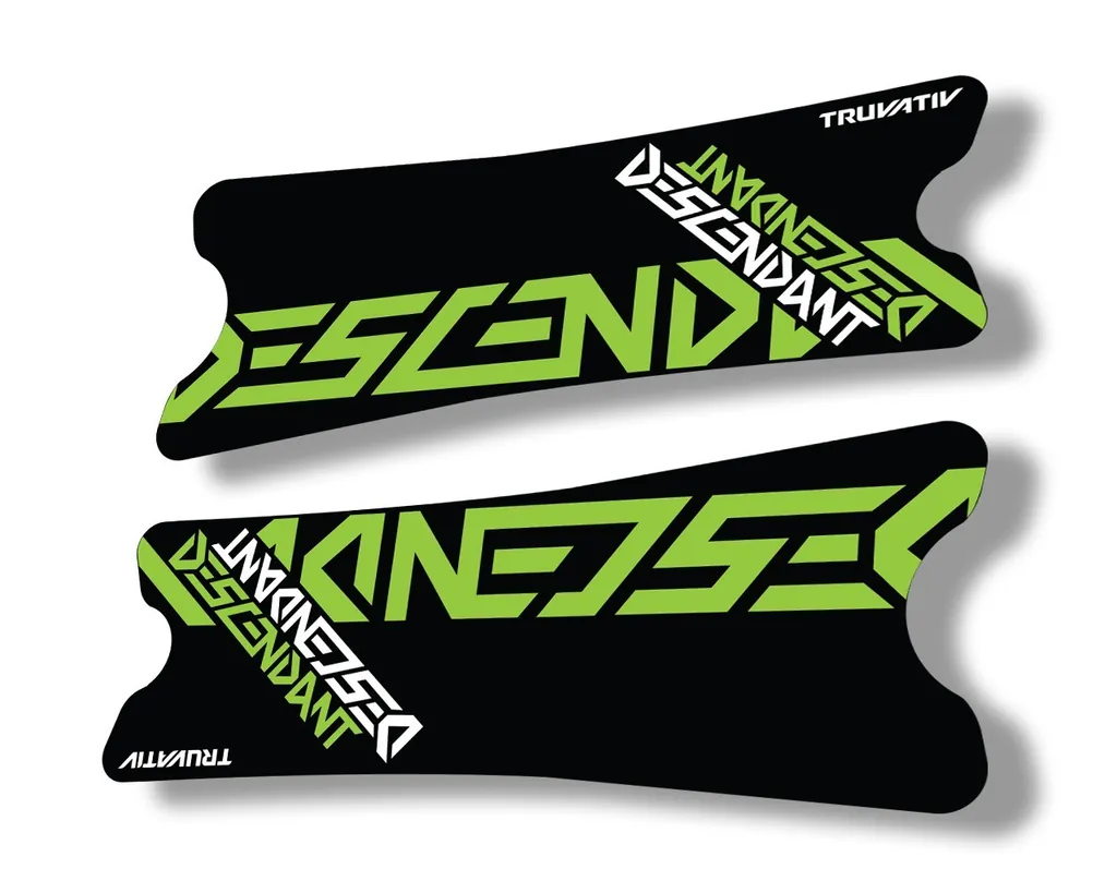 Truvativ 2018 Dexcendant Crank Set Stickers Decals MTB Bicycle 2Pcs Green