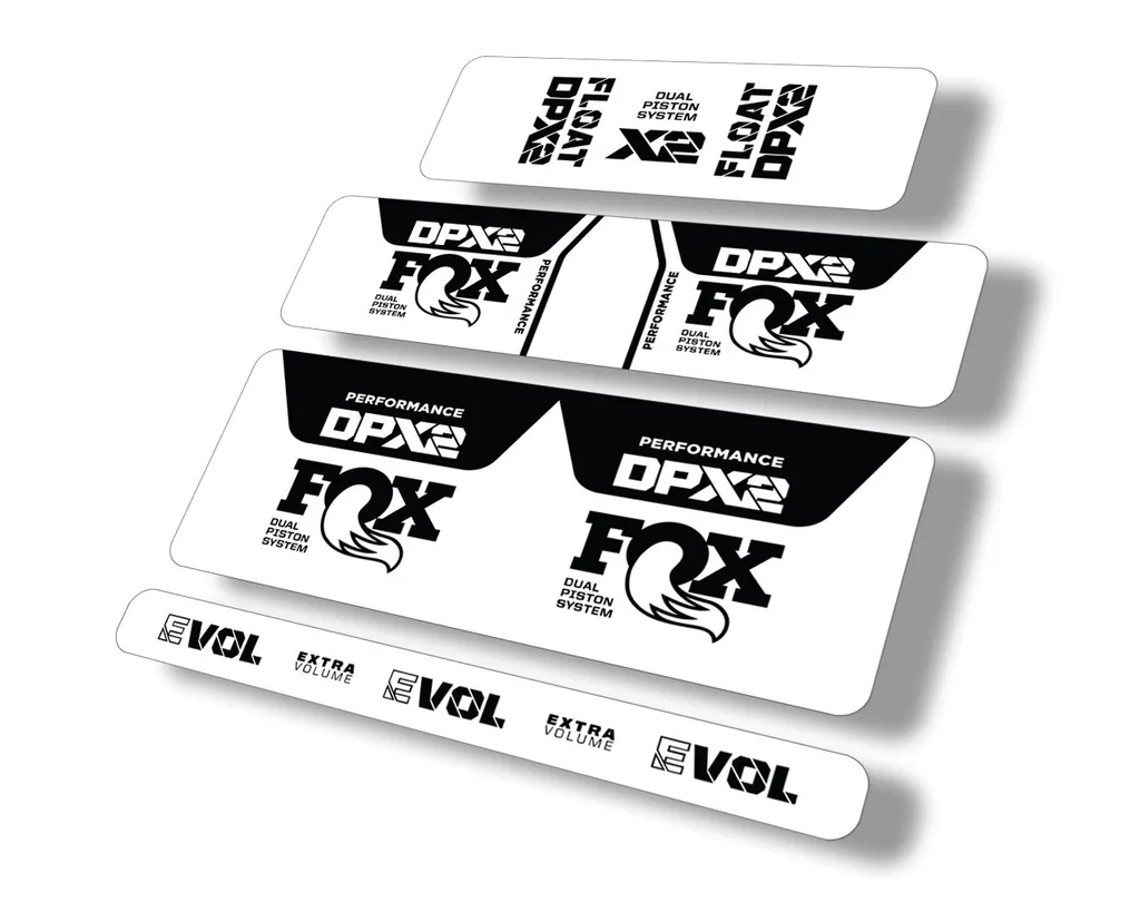 FOX Float DPX2 2021 Performance Rear Shock Suspension Sticker Decal Black