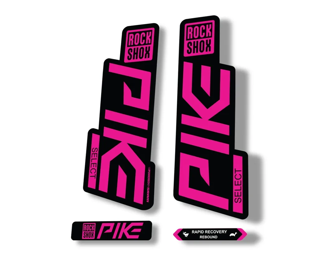 Rock Shox PIKE SELECT 2020 Fork Decal Mountain Bike Cycling Sticker Pink