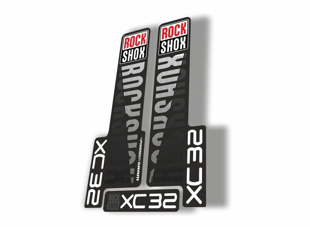 Rock Shox XC32 2018 Fork Decal Mountain Bike Cycling Sticker Adhesive Black