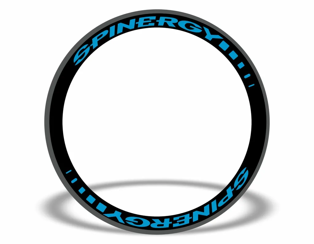 SPINERGY Stealth Rim Wheelset Decal Factory Sticker Vinyl Adhesive Blue 8 Pcs