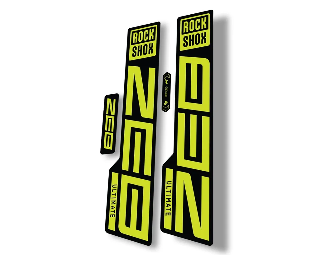 Rock Shox ZEB 2021 ULTIMATE Mountain Bike Cycling Decal Sticker Lime Green