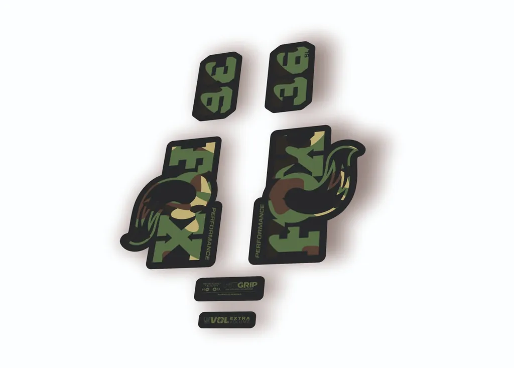 FOX 36 SL Performance Factory 2026 Fork Decal Sticker Adhesive Camo