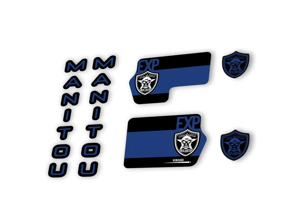 Manitou Circus Expert 2020 Fork Suspension Decal Kit Sticker Dark Blue