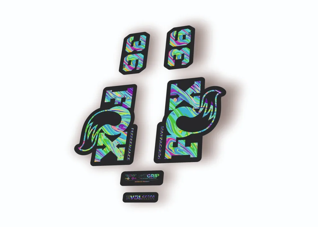 FOX 36 SL Performance Factory 2026 Fork Decal Sticker Adhesive Oil Slick 1