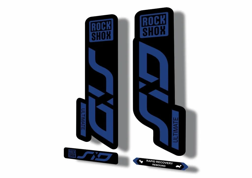 Rock Shox SID 2020 ULTIMATE Mountain Bike Cycling Decal Adhesive Sticker D. Blue
