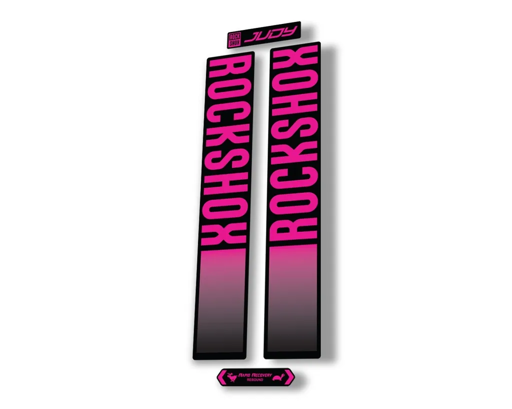 Rock Shox JUDY 2021 Fork Decal Mountain Bike Cycling Sticker Adhesive Pink