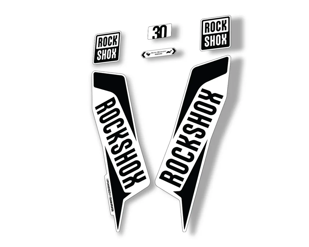 Rock Shox TK 30 2021 Fork Decals Suspension Sticker Adhesive Black