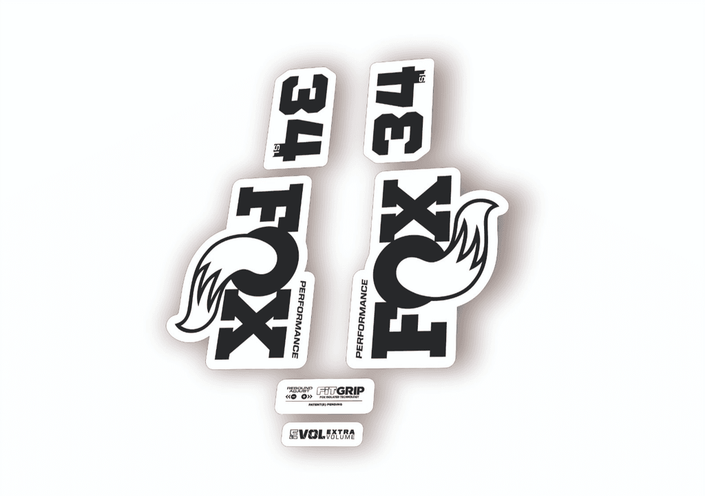 FOX 34 SL Performance 2026 Fork Factory Decal Sticker Adhesive Black