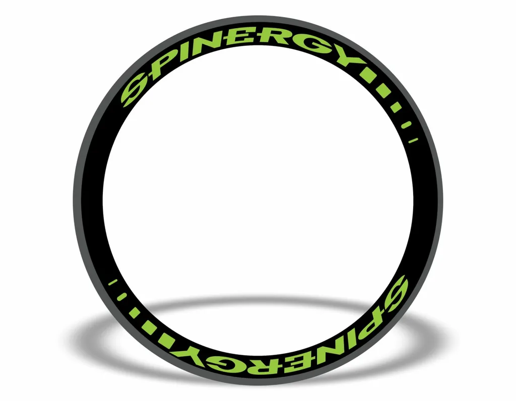 SPINERGY Stealth Rim Wheelset Decal Factory Sticker Vinyl Adhesive Green 8 Pcs