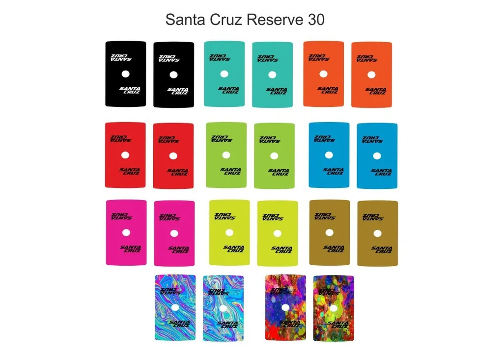 Santa Cruz Valve Decals Bicycle Stickers Graphic Adhesive Set Vinyl Reserve 30
