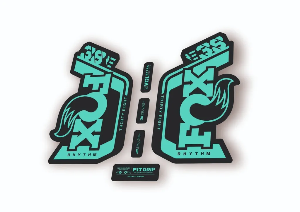 Fox 38 Rhythm E Bike 2024 Fork Suspension Factory Decal Sticker Adhesive Dolphin