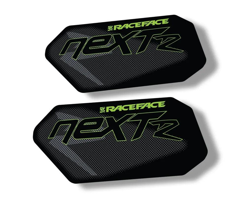 Race Face Next R Crank Decals Set Sticker Mountain Bike Adhesive Green 2Pcs
