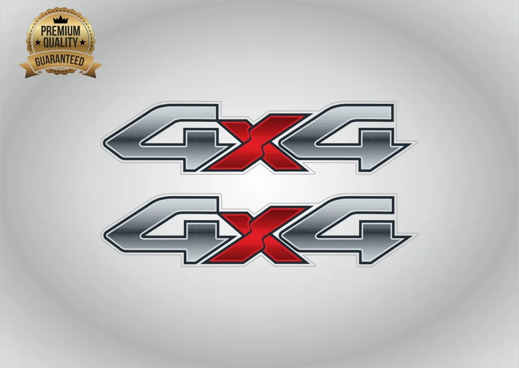 4x4 Decals Compatible with Mitsubishi TritonTruck Body Tail 2pcs