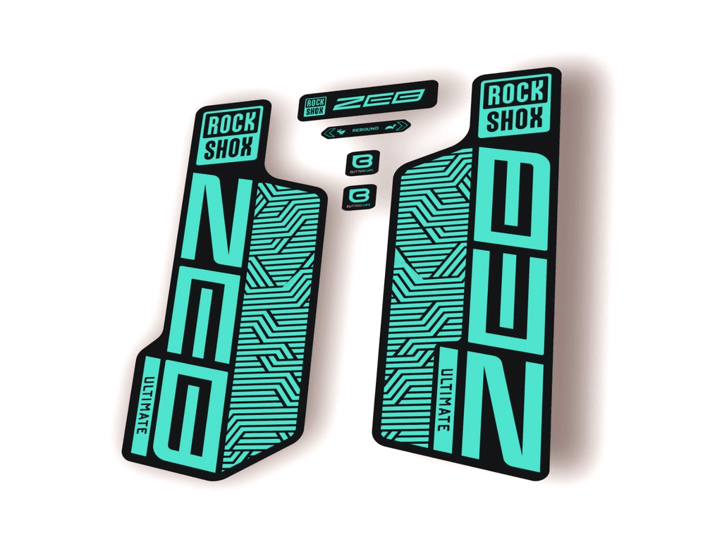Rock Shox ZEB ULTIMATE 2024 Flight Attendant Bike Cycling Decal Sticker Dolphin