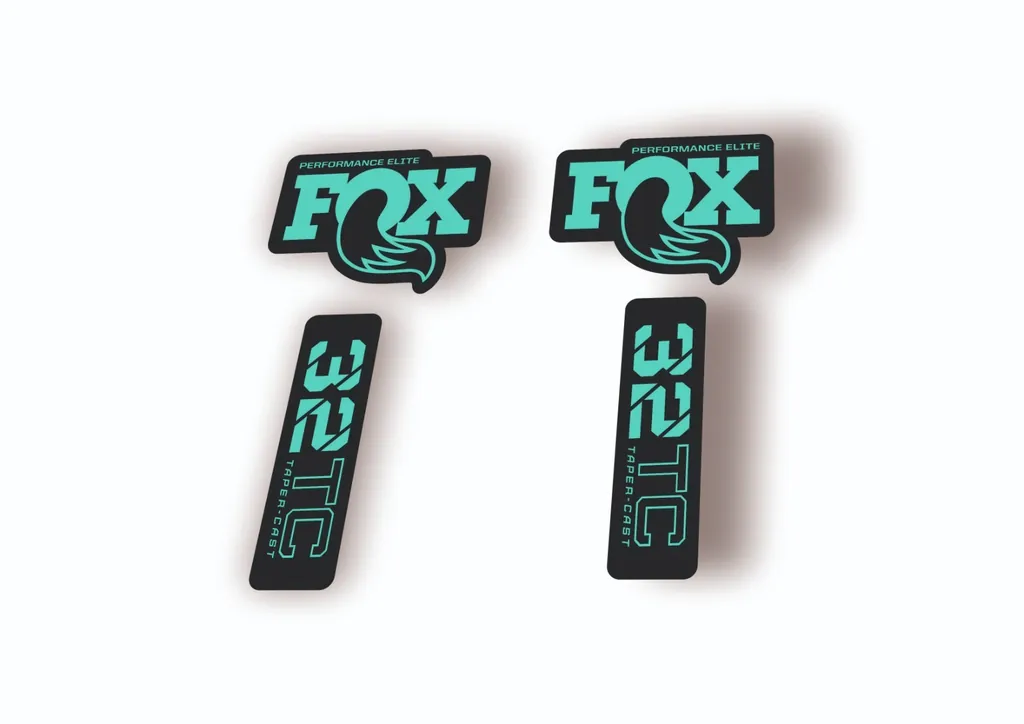 FOX 32 Taper Cast Elite 2024 Fork Suspension Factory Decal Sticker Dolphin