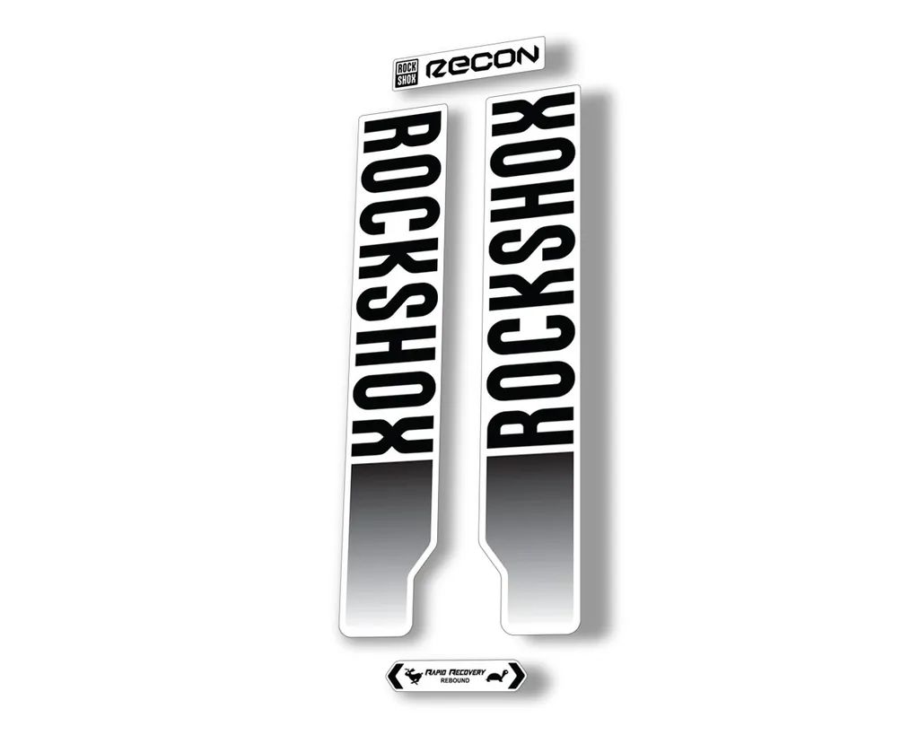 Rock Shox RECON 2021 Mountain Bike Cycling Decal Kit Sticker Adhesive Black
