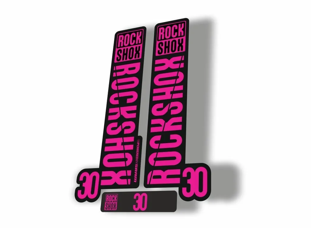 Rock Shox 30 2018 Fork Decal Mountain Bike Cycling Sticker Adhesive Pink