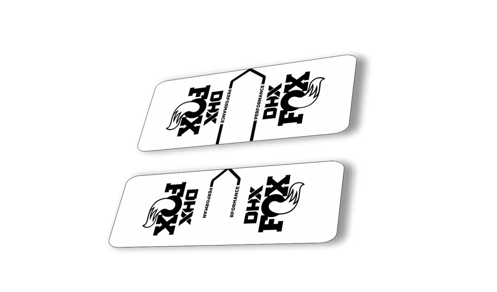FOX DHX 2022 Performance Rear Shock Suspension Sticker Decal Adhesive Black