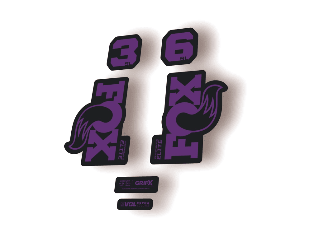 FOX 36 SL Elite 2026 Fork Factory Suspension Decal Sticker Adhesive Purple