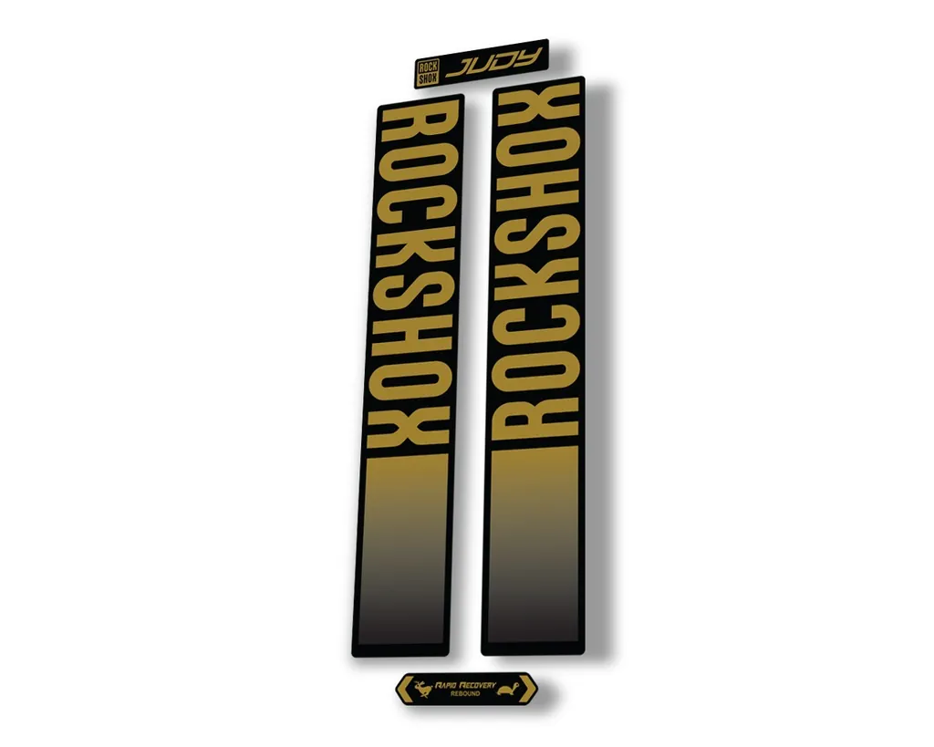 Rock Shox JUDY 2021 Fork Decal Mountain Bike Cycling Sticker Adhesive Gold