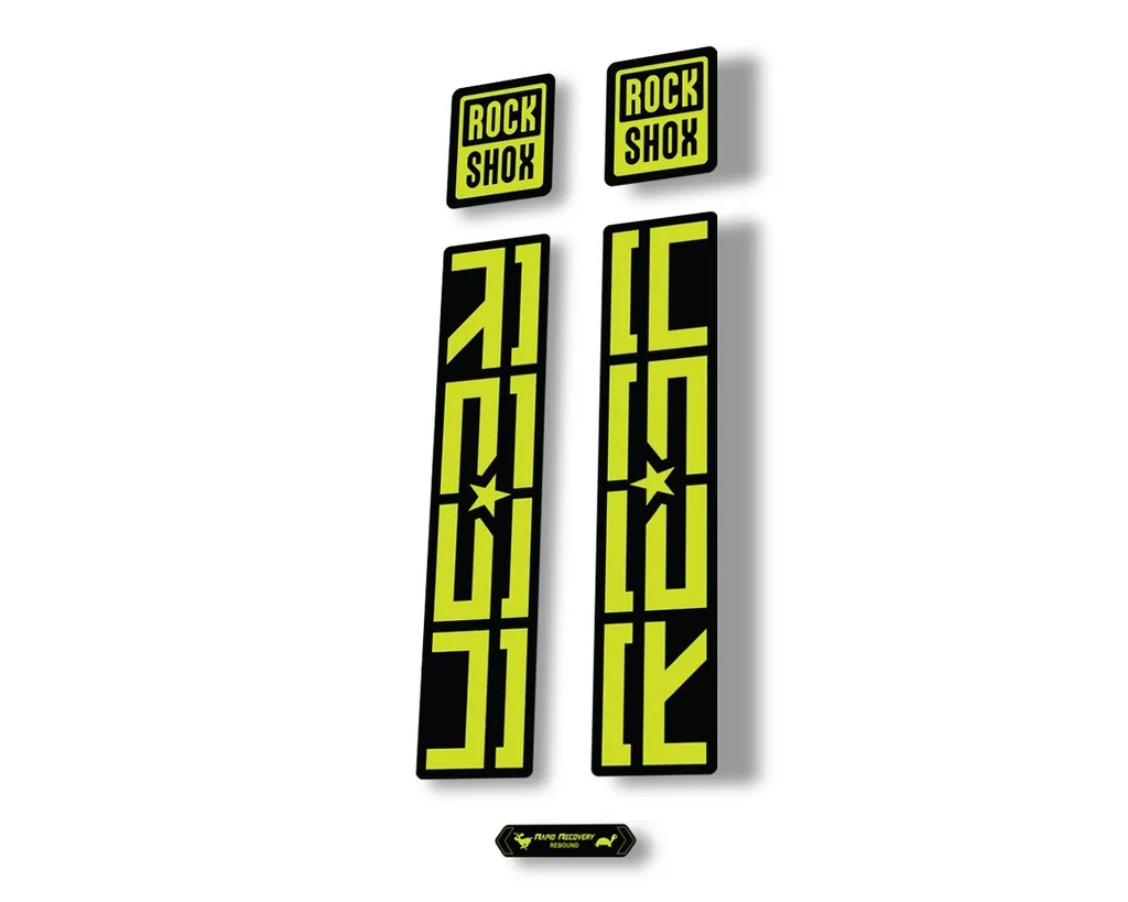 Rock Shox REBA 2020 Fork Decal Mountain Bike Cycling Sticker Adhesive Lime Green
