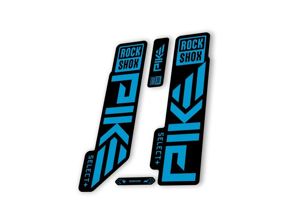 Rock Shox PIKE SELECT + Plus 2023 Mountain Bike Cycling Decal Sticker Blue