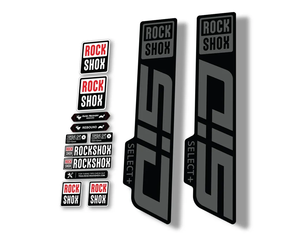 Rock Shox SID 2021 Select + (Plus) Mountain Bike Cycling Decal Sticker Gray