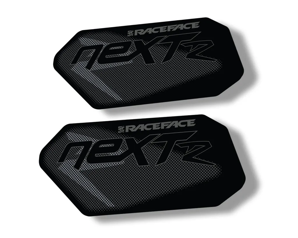 Race Face Next R Crank Decals Set Sticker Mountain Bike Adhesive Gray 2Pcs