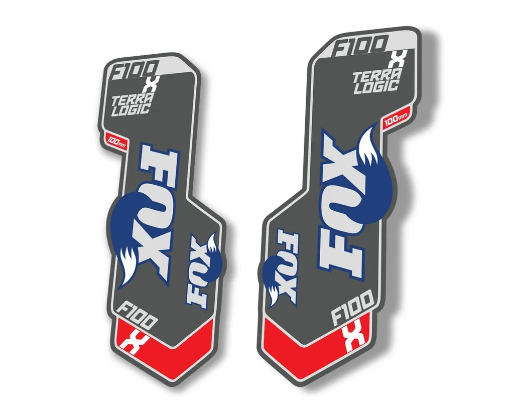 FOX Float X F100 Terra Logic 2009 Fork Suspension Factory Decal Sticker Adhesive