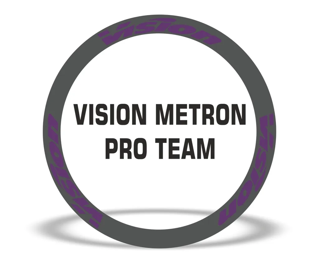 Vision Metron EF Road Bike Rim Decal Wheel Sticker Set Adhesive Purple