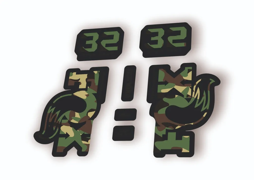 Fox 32 Step Cast Performance 2025 Fork Factory Decal Sticker Adhesive Camo