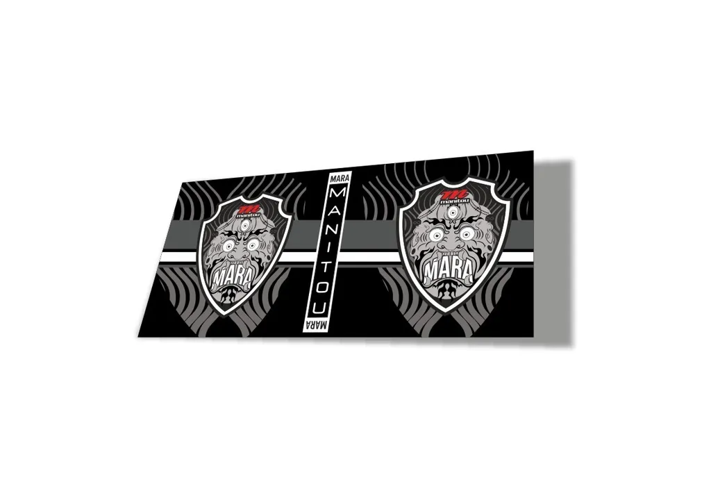 Manitou Mara 2020 Rear Shock Suspension Factory Sticker Decal Black