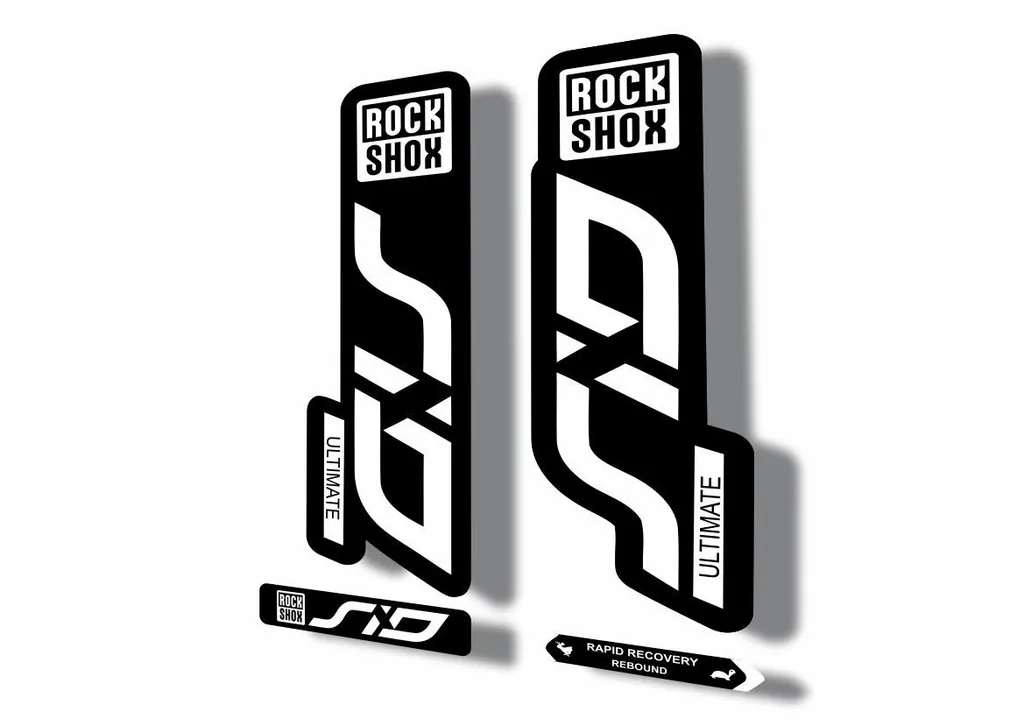 Rock Shox SID 2020 ULTIMATE Mountain Bike Cycling Decal Adhesive Sticker White