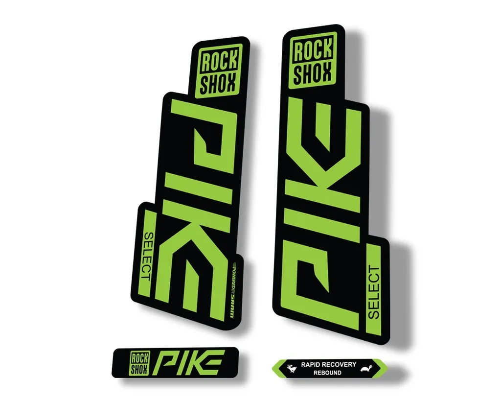 Rock Shox PIKE SELECT 2020 Fork Decal Mountain Bike Cycling Sticker Green