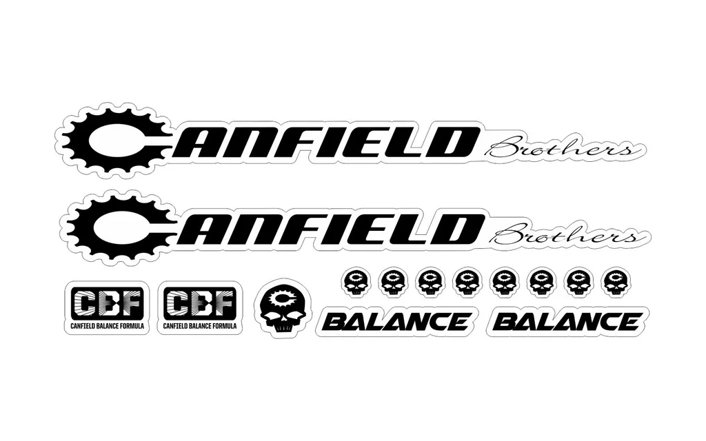 Canfield Balance 2016-17 Frame Sticker Factory Decal Adhesive Vinyl Black